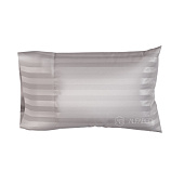 Товар Pillow Case Premium Woven Cotton Sateen Stripe Grey Hotel H 4/0 добавлен в корзину